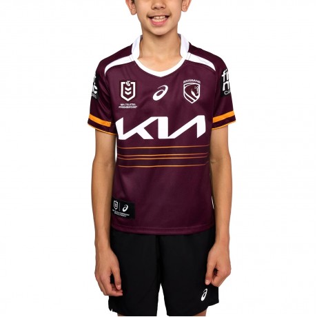 Brisbane Broncos 2026 NRL Home Rugby League Jersey Youth