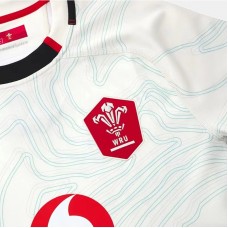 Rear styling of Wales rugby away jersey for supporters