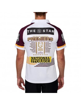 Brisbane Broncos 2025 Premiers Rugby Jersey Mens
