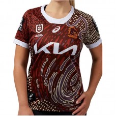Brisbane Broncos Indigenous Rugby Jersey 2024 Womens