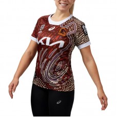 Brisbane Broncos Indigenous Rugby Jersey 2024 Womens