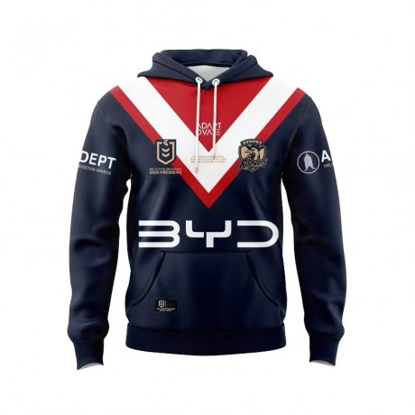 Sydney Roosters 2026 Premiers Pullover Hoodie for Men