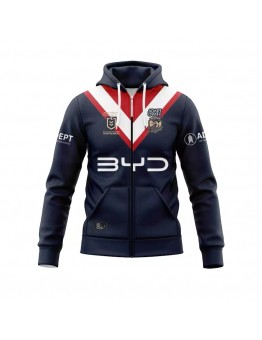 Sydney Roosters 2026 Premiers Full-Zip Hoodie for Men