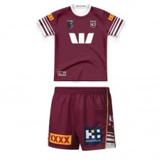2026 Queensland Maroons Kids Rugby Home Kit
