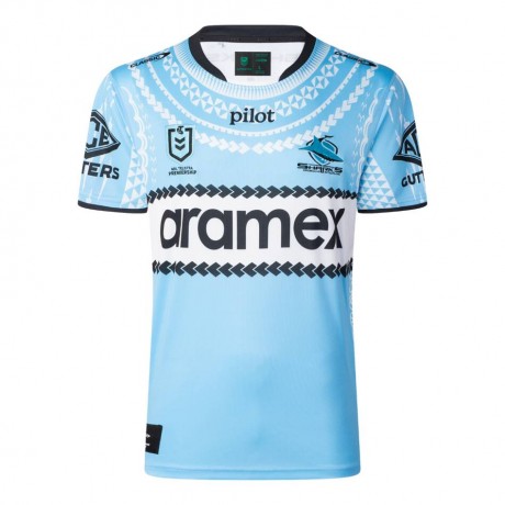 Cronulla-Sutherland Sharks Rugby Jersey Pasifika 2025