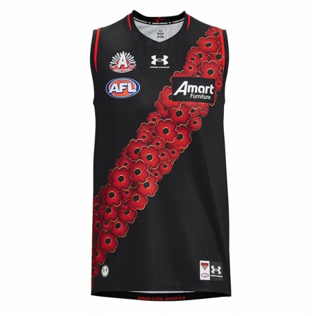 Essendon Bombers 2023 Rugby Jersey ANZAC