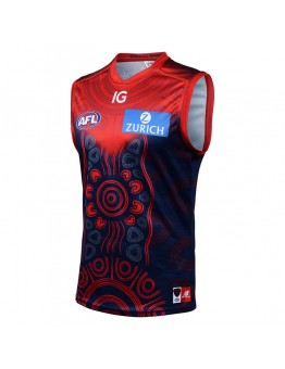Melbourne Demons 2023 Rugby Jersey Indigenous