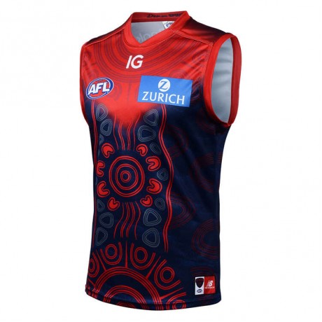 Melbourne Demons Rugby Jersey Indigenous 2023