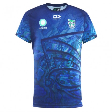 New Zealand Warriors Rugby Tee Warm Up 2025