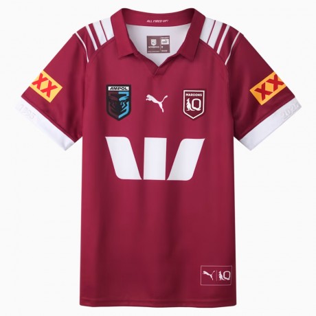QLD Maroons Rugby Jersey Home 2025