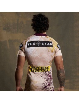 Brisbane Broncos Rugby Jersey Indigenous 2025 Mens
