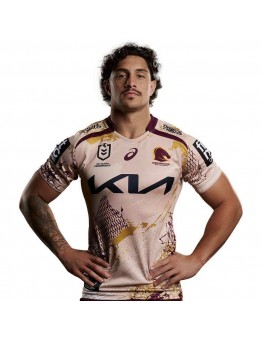 Brisbane Broncos Rugby Jersey Indigenous 2025 Mens