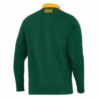 South Africa Springboks Rugby Long Sleeve Pique Polo 2025 Mens