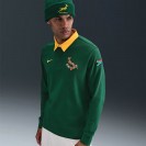 South Africa Springboks Rugby Long Sleeve Pique Polo 2025 Mens